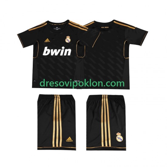 Real Madrid 2012 Retro Dres Gostujući 2011 Kratkih Rukava ,Dječji Komplet