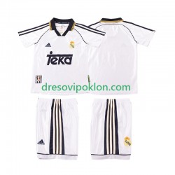Real Madrid 2000 Retro Dres Domaći 1998 Kratkih Rukava ,Dječji Komplet