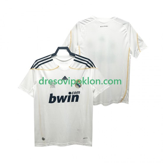 Real Madrid 2009 Retro Dres Domaći 2010 Kratkih Rukava ,Muški