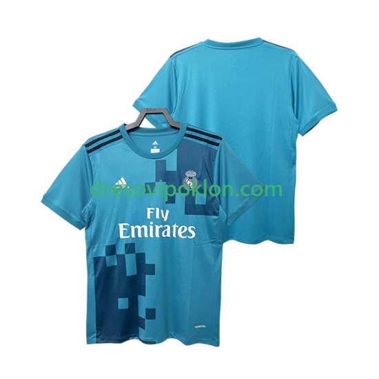 Real Madrid 2017 2018 Retro Dres Treći Kratkih Rukava ,Muški