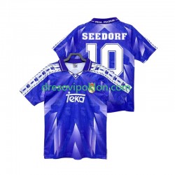 Real Madrid SEEDORF 10 1996 1997 Retro Dres Gostujući Kratkih Rukava ,Muški