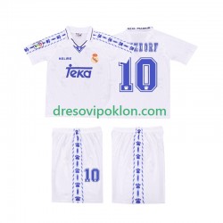 Real Madrid SEEDORF 10 1996 1997 Retro Dres Domaći Kratkih Rukava ,Dječji Komplet
