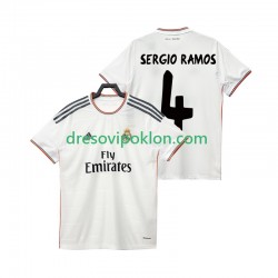 Real Madrid SERGIO RAMOS 4 2013 2014 Retro Dres Domaći Kratkih Rukava ,Muški