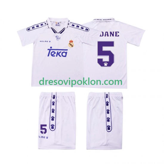Real Madrid ZIDANE 5 1996 Retro Dres Domaći 1994 Kratkih Rukava ,Dječji Komplet
