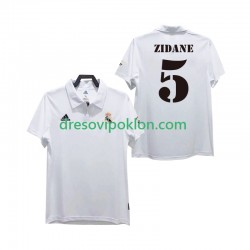 Real Madrid ZIDANE 5 2003 Retro Dres Domaći 2002 Kratkih Rukava ,Muški