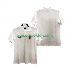 Real Zaragoza 1995 Retro Dres Domaći Kratkih Rukava ,Muški