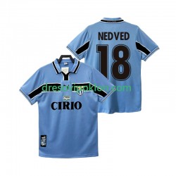 SS Lazio NEDVED 18 Retro Dres Domaći 1998 1999 Kratkih Rukava ,Muški