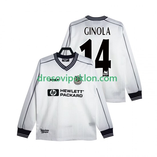 Tottenham Hotspur GINOLA 14 1997 Retro Dres Domaći 1999 Dugim Rukavima ,Muški