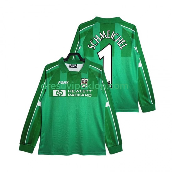 Tottenham Hotspur Golmanski SCHMEICHEL 1 1997 Retro Dres Domaći 1999 Dugim Rukavima ,Muški
