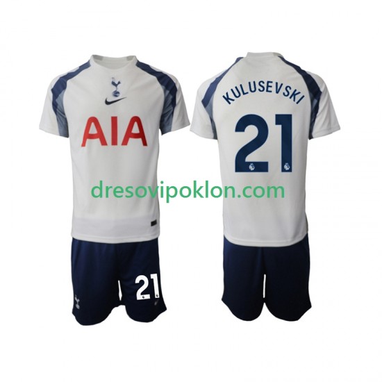 Tottenham Hotspur Kulusevski 21 Dres Domaći 2025-2026 Kratkih Rukava ,Dječji Komplet