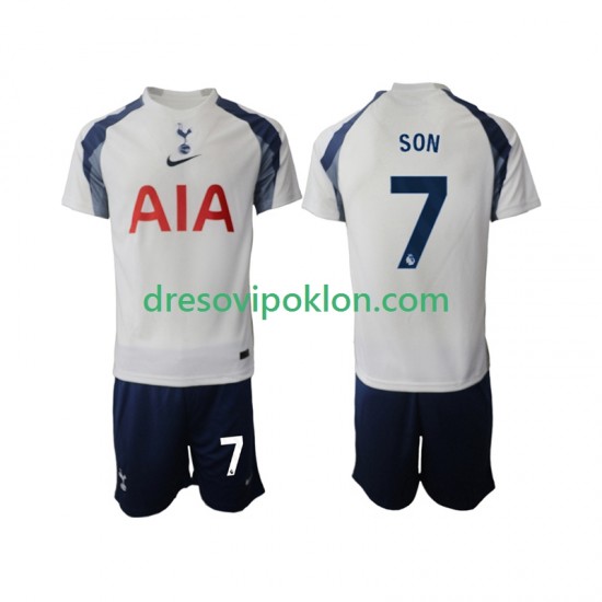 Tottenham Hotspur Son Heung-Min 7 Dres Domaći 2025-2026 Kratkih Rukava ,Dječji Komplet