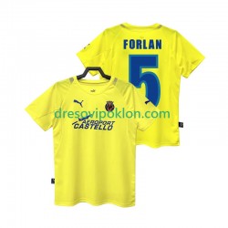 Villarreal CF FORLAN 5 2005 Retro Dres Domaći 2006 Kratkih Rukava ,Muški