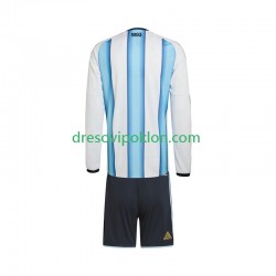 Argentina Dres Domaći World Cup 2026 Dugim Rukavima ,Dječji Komplet