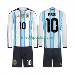 Argentina Lionel Messi 10 Dres Domaći World Cup 2026 Dugim Rukavima ,Dječji Komplet