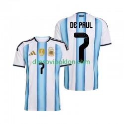 Argentina Rodrigo De Paul 7 Dres Domaći World Cup 2026 Kratkih Rukava ,Muški