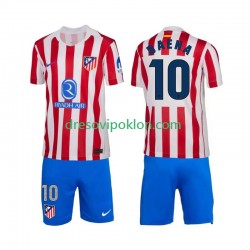 Atlético Madrid Alex Baena 10 Dres Domaći 2025-2026 Kratkih Rukava ,Dječji Komplet