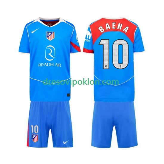 Atlético Madrid Alex Baena 10 Dres Treći 2025-2026 Kratkih Rukava ,Dječji Komplet
