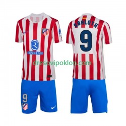 Atlético Madrid Alexander Sorloth 9 Dres Domaći 2025-2026 Kratkih Rukava ,Dječji Komplet