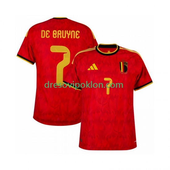 Belgija de bruyne 7 Dres Domaći World Cup 2026 Kratkih Rukava ,Muški