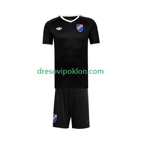 Colo-Colo Golmanski Centenary Dres Domaći 2025-2026 Kratkih Rukava ,Dječji Komplet
