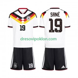 Njemačka Leroy Sane 19 Dres Domaći World Cup 2026 Kratkih Rukava ,Dječji Komplet
