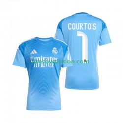 Real Madrid Golmanski Thibaut Courtois 1 Dres Domaći 2025-2026 Kratkih Rukava ,Muški