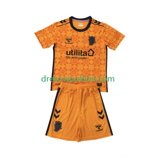 Golmanski Sunderland Dres Treći 2025-2026 Kratkih Rukava ,Dječji Komplet