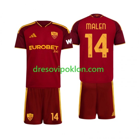 Roma Donyell Malen 14 Dres Domaći 2026-2027 Kratkih Rukava ,Dječji Komplet