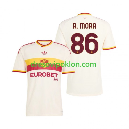 Roma Rodrigo Mora 86 Dres Gostujući 2026-2027 Kratkih Rukava ,Muški