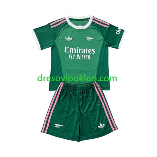 Arsenal Golmanski Dres Treći 2026-2027 Kratkih Rukava ,Dječji Komplet