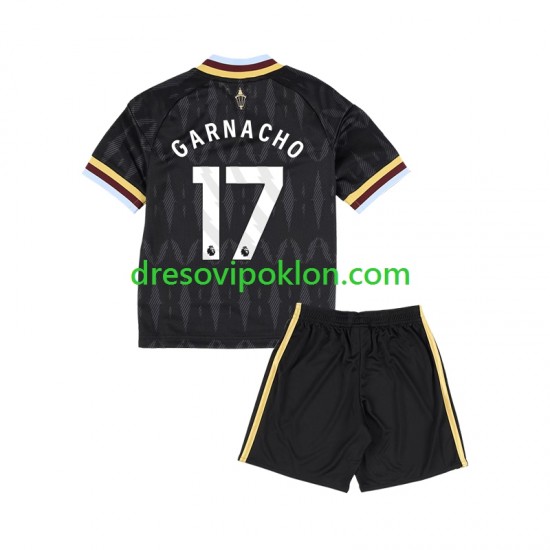 Aston Villa Alejandro Garnacho 17 Dres Gostujući 2026-2027 Kratkih Rukava ,Dječji Komplet
