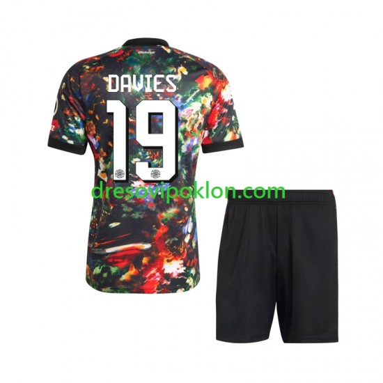 FC Bayern München Alphonso Davies 19 Oktoberfest Dres Domaći 2026-2027 Kratkih Rukava ,Dječji Komplet