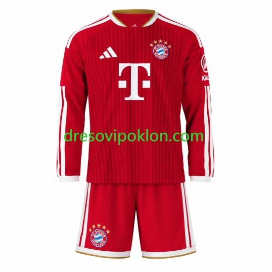 FC Bayern München Dres Domaći 2026-2027 Dugim Rukavima ,Dječji Komplet