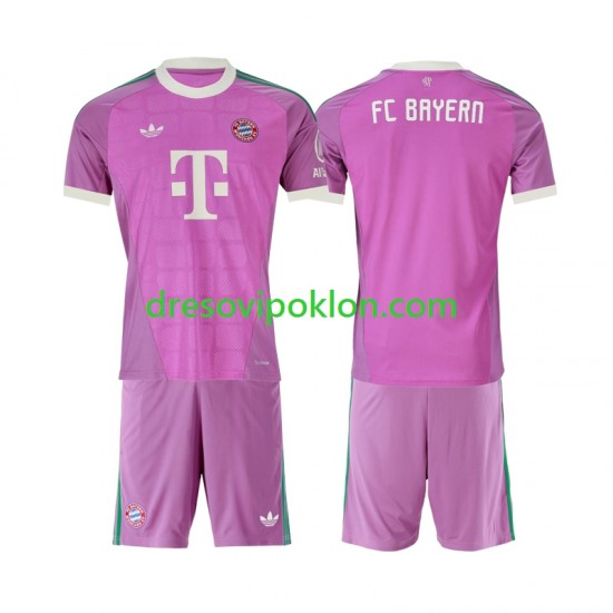FC Bayern München Golmanski Dres Treći 2026-2027 Kratkih Rukava ,Dječji Komplet
