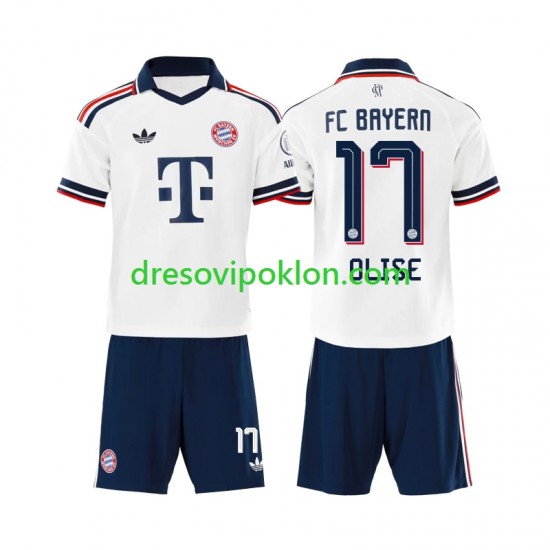 FC Bayern München Michael Olise 17 Dres Gostujući 2026-2027 Kratkih Rukava ,Dječji Komplet