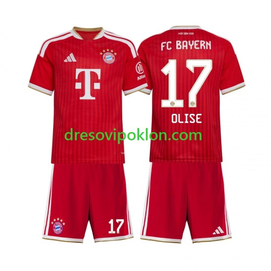 FC Bayern München Michael Olise 17 Dres Domaći 2026-2027 Kratkih Rukava ,Dječji Komplet