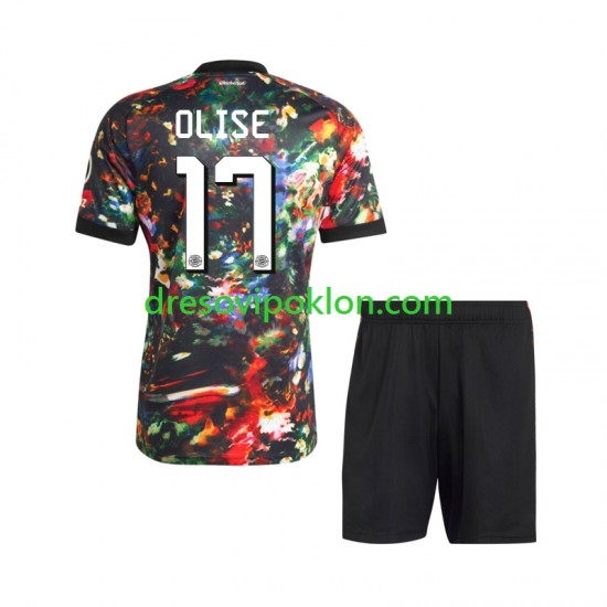 FC Bayern München Michael Olise 17 Oktoberfest Dres Domaći 2026-2027 Kratkih Rukava ,Dječji Komplet