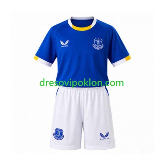 Everton Dres Domaći 2026-2027 Kratkih Rukava ,Dječji Komplet