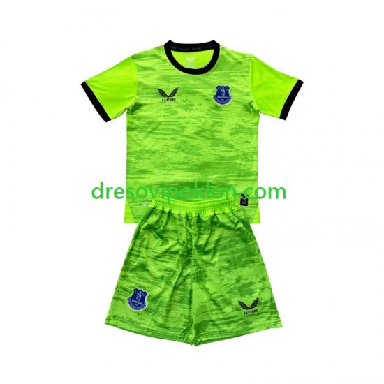 Everton Golmanski Dres Domaći 2026-2027 Kratkih Rukava ,Dječji Komplet