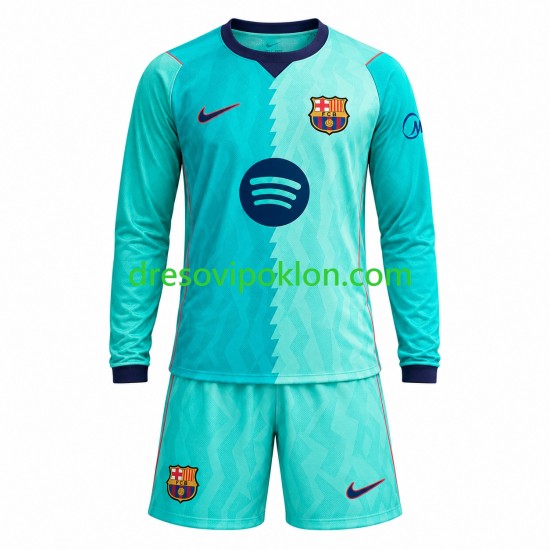 FC Barcelona Dres Treći 2026-2027 Dugim Rukavima ,Dječji Komplet