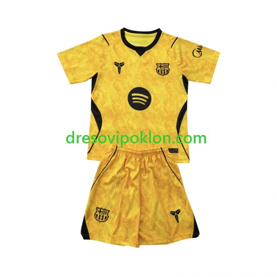 FC Barcelona Golmanski Dres Četvrti 2026-2027 Kratkih Rukava ,Dječji Komplet