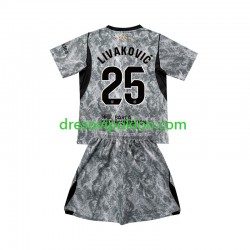 FC Barcelona Livaković Golmanski Dominik 25 Dres Gostujući 2026-2027 Kratkih Rukava ,Dječji Komplet