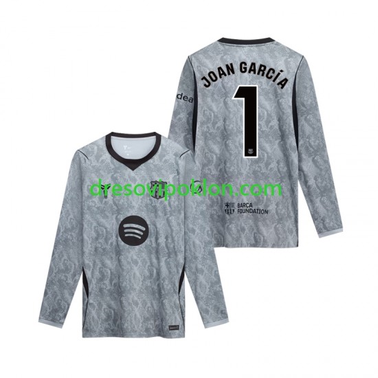FC Barcelona Golmanski Joan Garcia 1 Dres Gostujući 2026-2027 Dugim Rukavima ,Muški