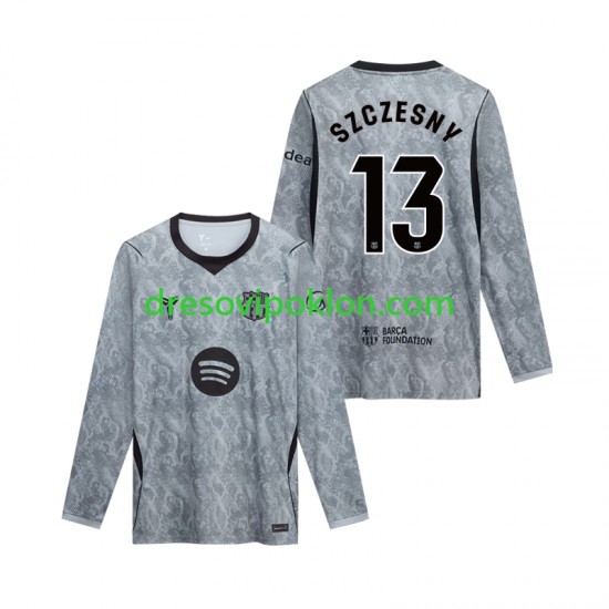 FC Barcelona Golmanski Wojciech Szczesny 13 Dres Gostujući 2026-2027 Dugim Rukavima ,Muški