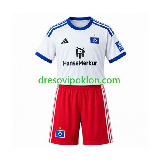 Hamburger SV Dres Domaći 2026-2027 Kratkih Rukava ,Dječji Komplet
