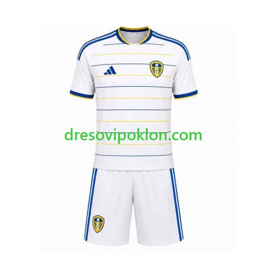 Leeds United Dres Domaći 2026-2027 Kratkih Rukava ,Dječji Komplet