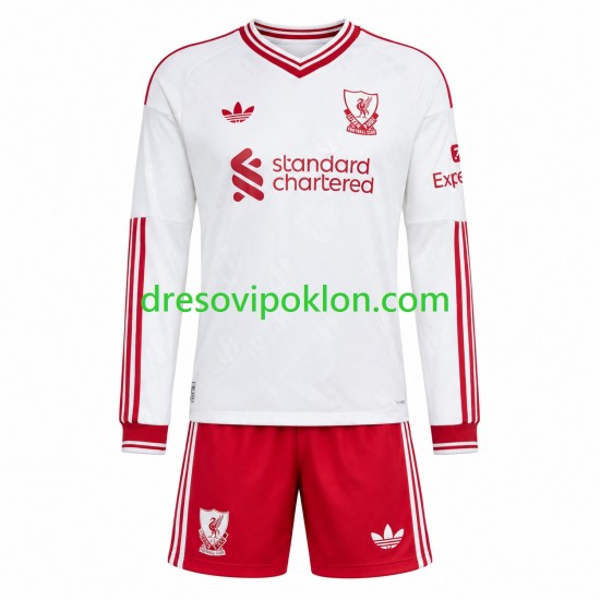 Liverpool Dres Gostujući 2026-2027 Dugim Rukavima ,Dječji Komplet