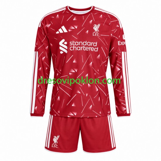 Liverpool Dres Domaći 2026-2027 Dugim Rukavima ,Dječji Komplet