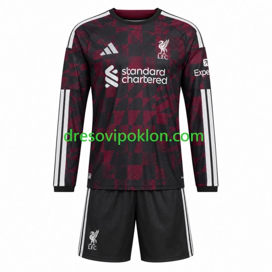 Liverpool Dres Treći 2026-2027 Dugim Rukavima ,Dječji Komplet