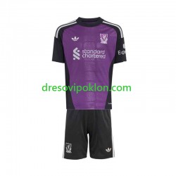 Liverpool Golmanski Dres Gostujući 2026-2027 Kratkih Rukava ,Dječji Komplet